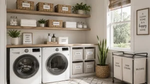 How to Organize a Laundry Room: Essential Space-Saving Ideas